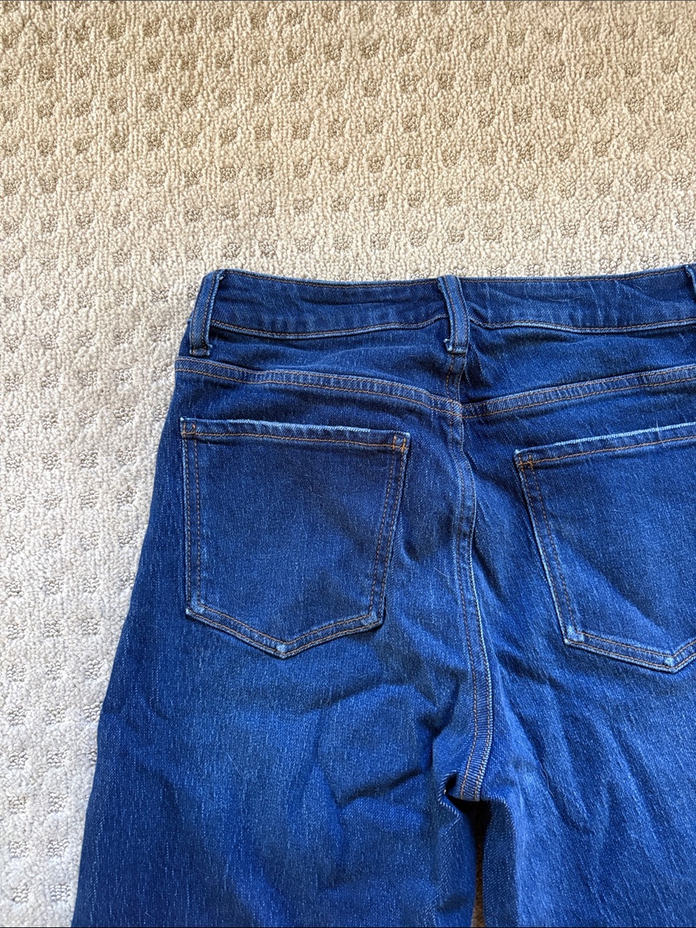 Quince Women’s Bella Stretch Dark Blue Straight-Leg Jeans - Picture 5 of 11
